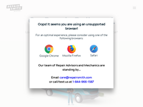 'repairsmith.com' screenshot