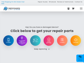 'repairsuniverse.com' screenshot