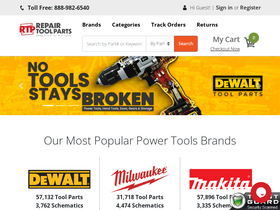 'repairtoolparts.com' screenshot