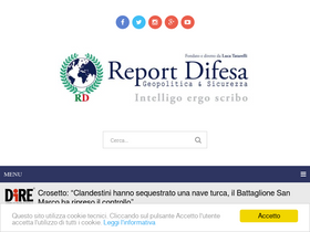 'reportdifesa.it' screenshot