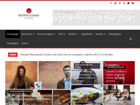 'reportergourmet.com' screenshot