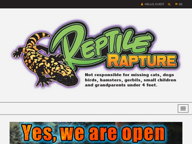 'reptilerapture.net' screenshot