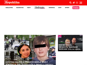 'republika.rs' screenshot