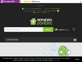 'repuestodomestic.com' screenshot