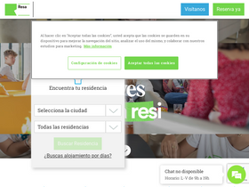 'resa.es' screenshot