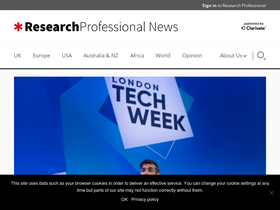 'researchprofessionalnews.com' screenshot