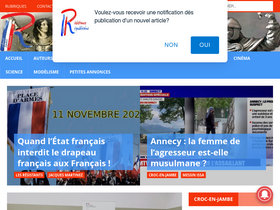 'resistancerepublicaine.com' screenshot