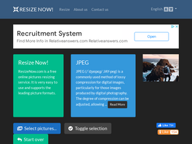 'resizenow.com' screenshot