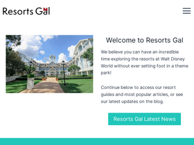 'resortsgal.com' screenshot