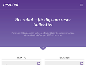 'resrobot.se' screenshot