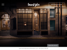 'restaurantfrantzen.com' screenshot