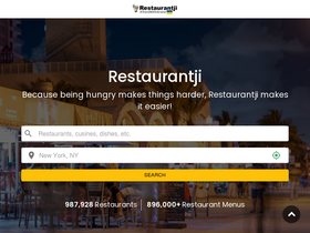 'restaurantji.com' screenshot