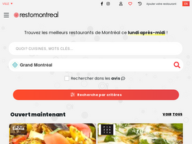 'restomontreal.ca' screenshot