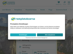 'restplatzboerse.at' screenshot
