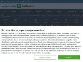 'resultados-futbol.com' screenshot