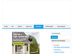 'resumo-das-novelas.com' screenshot