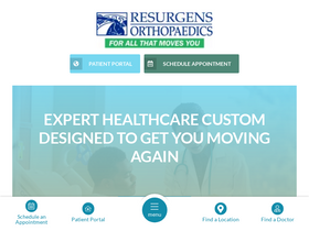 'resurgens.com' screenshot