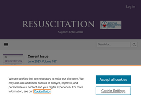 'resuscitationjournal.com' screenshot