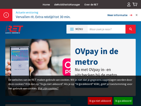 'ret.nl' screenshot