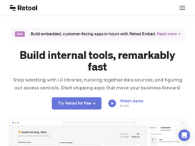 'retool.com' screenshot