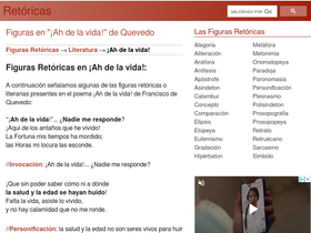 'retoricas.com' screenshot