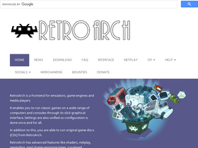 'retroarch.com' screenshot