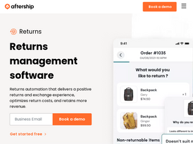 'returnscenter.com' screenshot