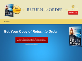 'returntoorder.org' screenshot