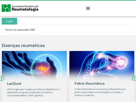 'reumatologia.org.br' screenshot