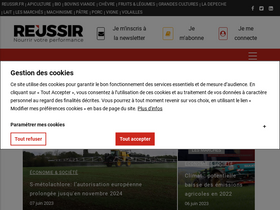 'reussir.fr' screenshot
