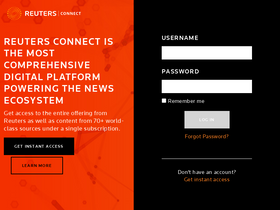 'reutersconnect.com' screenshot