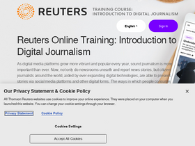 'reutersdigitaljournalism.com' screenshot