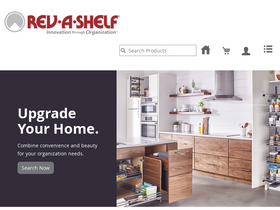 'rev-a-shelf.com' screenshot