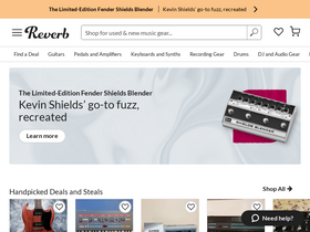 'reverb.com' screenshot