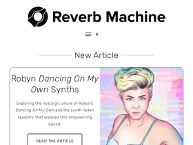 'reverbmachine.com' screenshot