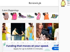 'reviewit.pk' screenshot