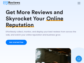 'reviewsonmywebsite.com' screenshot