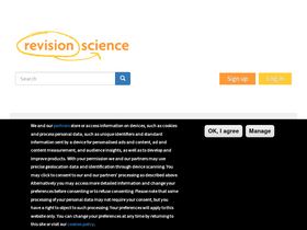 'revisionscience.com' screenshot