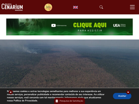 'revistacenarium.com.br' screenshot