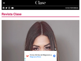 'revistaclase.mx' screenshot