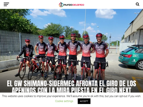 'revistamundociclistico.com' screenshot