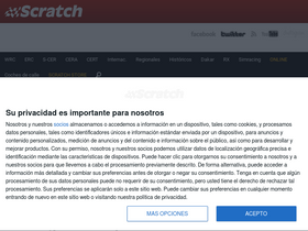 'revistascratch.com' screenshot