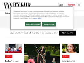 'revistavanityfair.es' screenshot