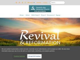 'revivalandreformation.org' screenshot