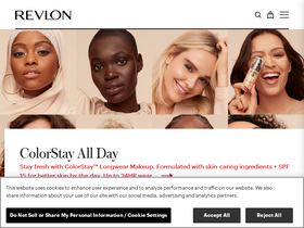 'revlon.com' screenshot