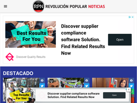 'revolucionpopular.com' screenshot