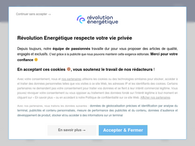 'revolution-energetique.com' screenshot