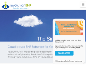 'revolutionehr.com' screenshot