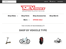 'revrides.com' screenshot