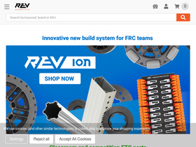 'revrobotics.com' screenshot